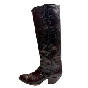 DANPOST VINTAGE Tall Cowboy Boots Women's 8